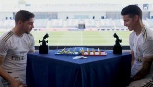 ¿Quién ganó? James Rodríguez y Fede Valverde se midieron en un famoso juego de mesa (Video)