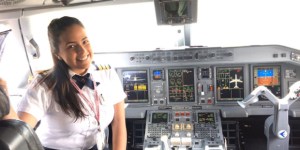 La historia detrás del logro de Andrea Palacios, la capitana más joven de Latinoamérica