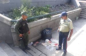 Encuentran feto entre bolsas de basura frente a la estación La Hoyada #2Oct