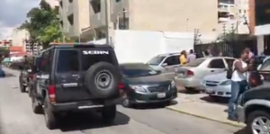 EN VIDEO: Así el Sebin rodea la sede de PJ luego del anuncio de medidas contra el diputado Guanipa #23Oct
