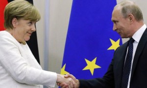 Putin y Merkel coinciden en apoyar el arreglo político en Siria y Ucrania