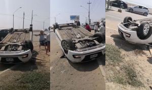 Venezolana casi provoca una tragedia por conducir con exceso de velocidad en Perú