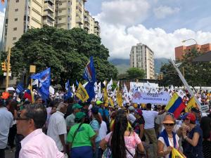 Caracas se unió a la protesta contra apagones, escasez y crisis aguda en Zulia (Fotos+Videos)