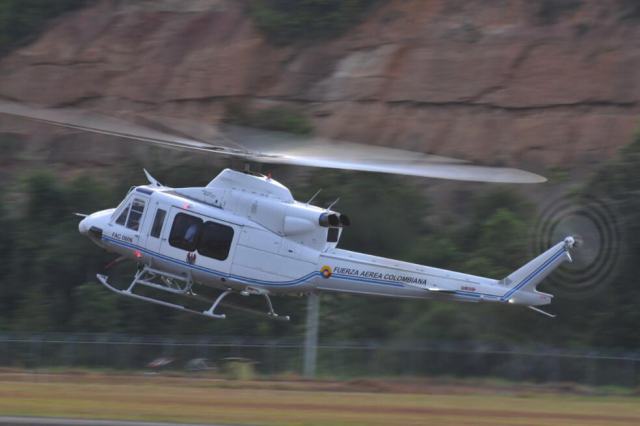 El helicóptero desapareció mientras se desplazaba hacia la base de la Fuerza Aérea en Madrid, Cundinamarca.Cortesía Fuerza Aérea
