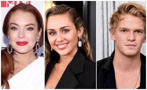 Lindsay Lohan condenó la relación de Cody Simpson con Miley Cyrus