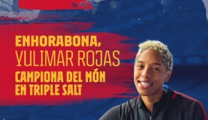 El mensaje del Barcelona a Yulimar Rojas tras lograr el campeonato Mundial
