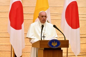 El papa Francisco en Japón: La próxima guerra será por el agua