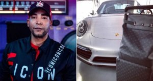 FOTO: Perro de Don Omar le destruyó su Porsche de 250 mil dólares