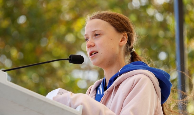 La activista ambiental Greta Thunberg, personalidad del año de la revista TIME