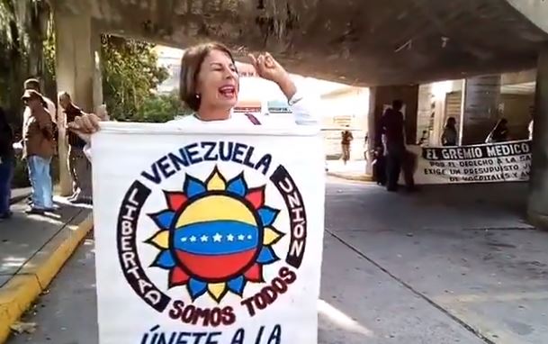 Trabajadores del Hospital Universitario de Los Andes acatan el llamado de protesta #19Nov