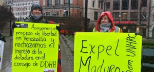 Venezolanos en Noruega protestan en contra del régimen de Maduro #16Nov