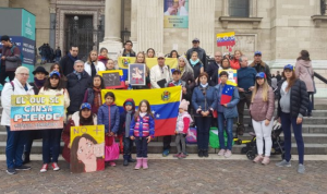 Venezolanos en Rumania y Hungría también salieron a las calles este #16Nov