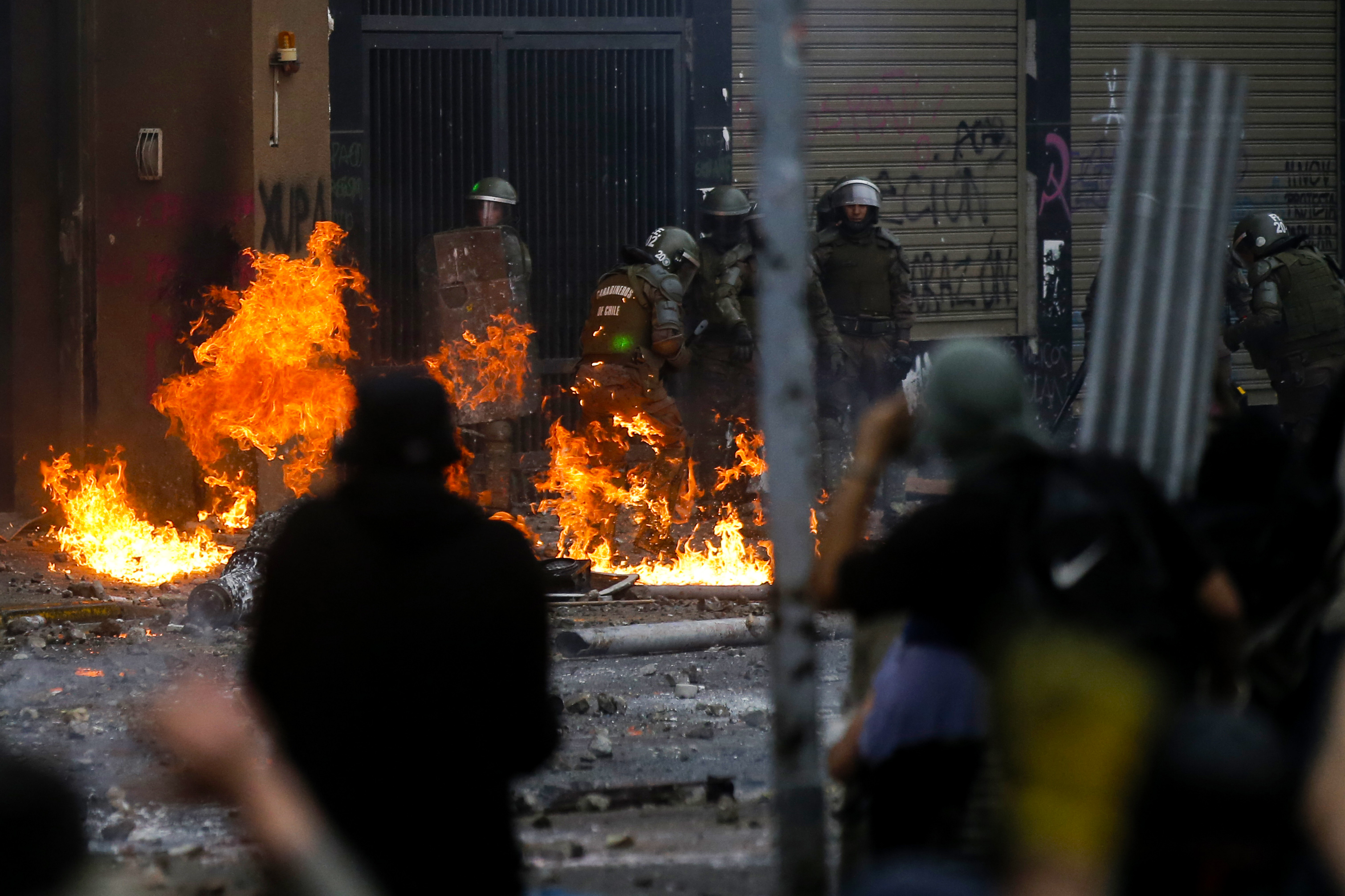 Chile comenzó marzo con nuevas protestas y movilizaciones