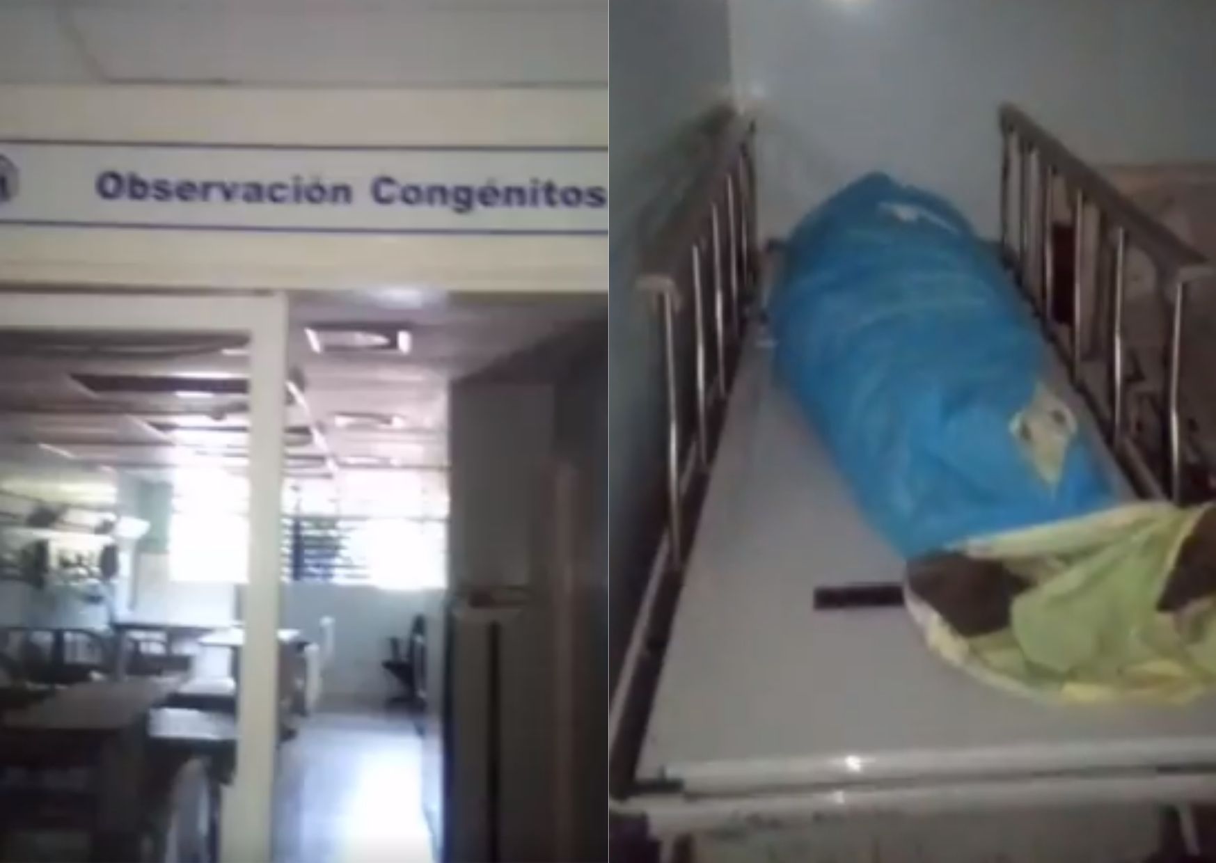 En el Hospital Pérez Carreño, un cadáver se mantiene en el área de observación por falta de ascensor (video)