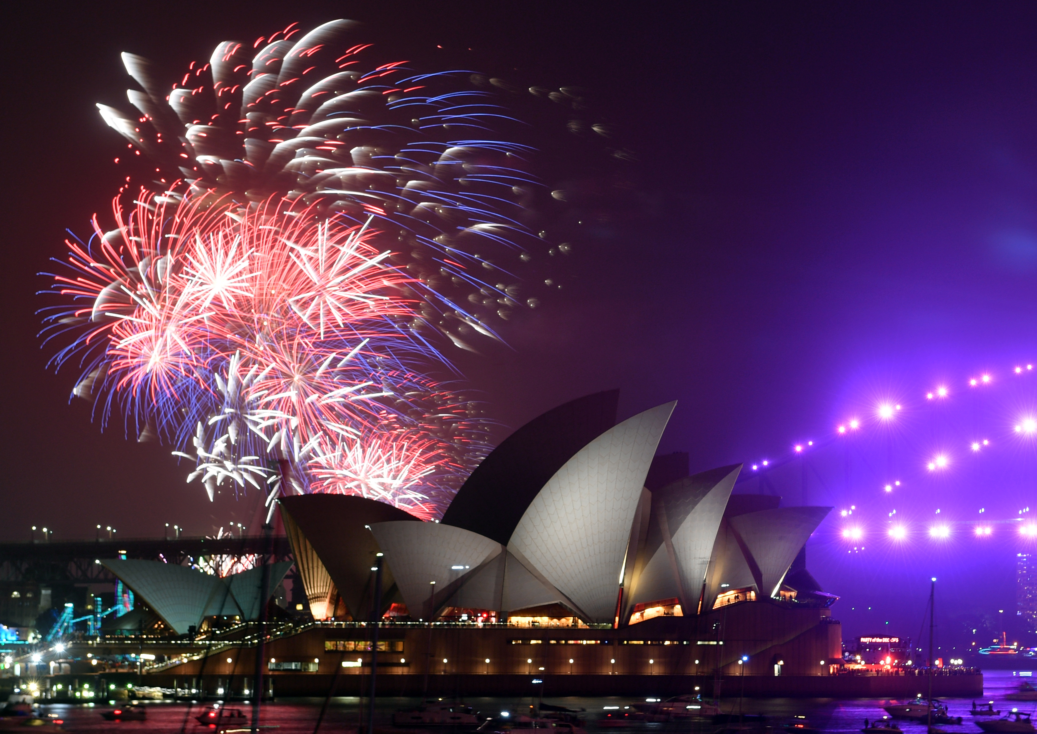 EN FOTOS: Así se celebra la llegada del 2020 en Australia