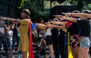 EN FOTOS: Feministas efectuaron en Caracas la protesta “Un violador en tu camino”