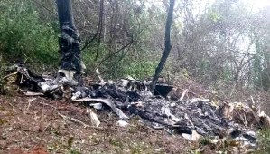 Equipo de rescate retira los cuerpos de los ocupantes de la avioneta siniestrada en Charallave (Video)