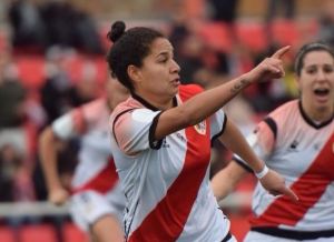 La venezolana Oriana Altuve marcó doblete en empate del Rayo Vallecano (Videos)