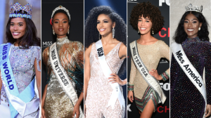 ¡Por primera vez! Miss Mundo, Miss Universo, Miss USA, Miss América y Miss Teen USA son mujeres negras