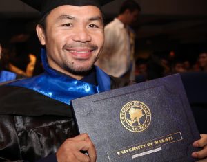 EN FOTOS: Manny Pacquiao es universitario a los 40 años y quiere ir a Harvard