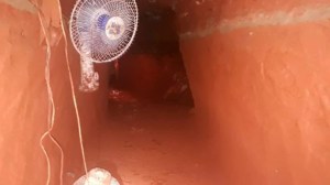 Policía de Brasil descubrió un túnel construido por una banda para robar un banco