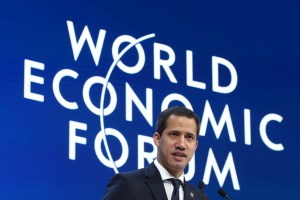 EN VIDEO: El discurso completo del presidente (E) Juan Guaidó en el Foro Económico Mundial