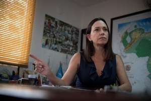 María Corina Machado sostiene que posición de Trump apoya la ruta del uso de la fuerza