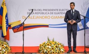 Giammattei ratificó apoyo a Guaidó con la mira de convertir la región en potencia