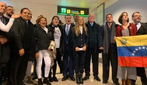 Lilian Tintori festejó avance de Guaidó en su visita a España (VIDEO)