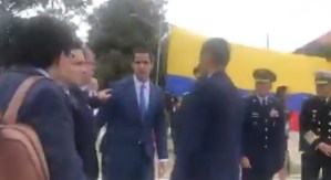 Así fue la llegada de Juan Guaidó a la Conferencia de Lucha Contra el Terrorismo en Colombia (VIDEO)