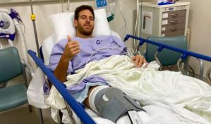 Juan Del Potro operado de nuevo de la rodilla derecha