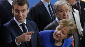 Merkel reta a Macron antes de la final de la Champions: Que gane el mejor