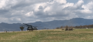 EN VIDEO: Así llegaron los helicópteros colombianos para realizar los ejercicios militares junto a EEUU