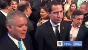 Duque a Guaidó en Davos: Venezolanos saben que cuentan con el apoyo de Colombia (Video)