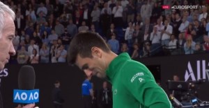 El inconsolable llanto de Djokovic al recordar a su mentor Kobe Bryant (Video)