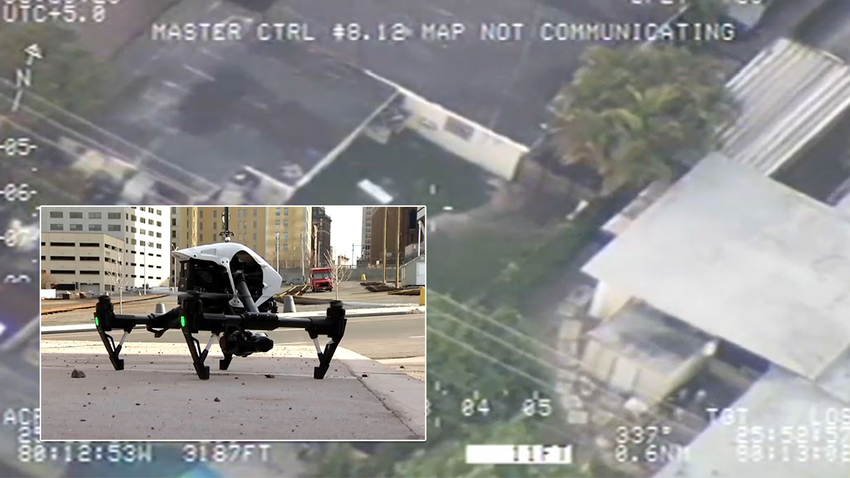La policía de Miami-Dade usa drones para registrar presunto tráfico de drogas