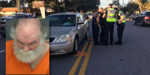 Conductores de Florida impiden paso de hombre que atropelló con su carro a vigilante