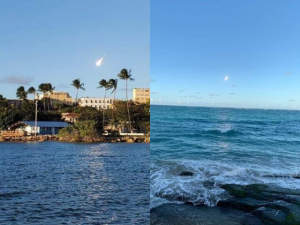 Un enorme meteoro cayó cerca de Puerto Rico (videos)