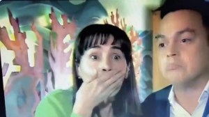 A actriz de Caracol TV se le cayó un diente en plena entrevista (VIDEO)