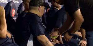 ¡Polémica! Revelaron cuál sustancia fue la que consumió Maradona en pleno partido