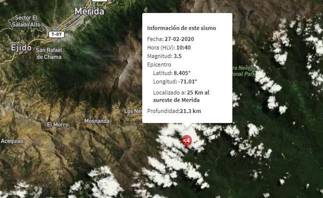 Sismo de magnitud 3.5 se registró en Mérida