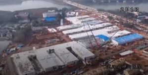 En video: China terminó en 10 días la construcción del hospital de Wuhan