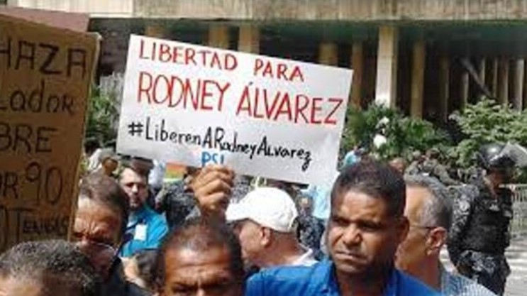 Movimientos sociales marchan en Argentina, Chile y México en apoyo a un dirigente obrero preso por el régimen chavista