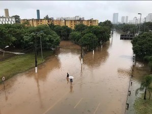 En Brasil, fuerte temporal paraliza a Sao Paulo y provoca caos en tránsito (videos)
