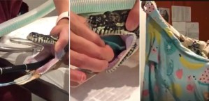 El impactante momento en que extrajeron una toalla de una pitón glotona (VIDEO)