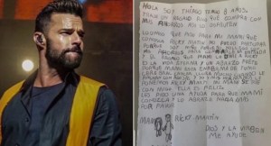 Niño gasta sus ahorros para que su madre con cáncer conozca a Ricky Martin