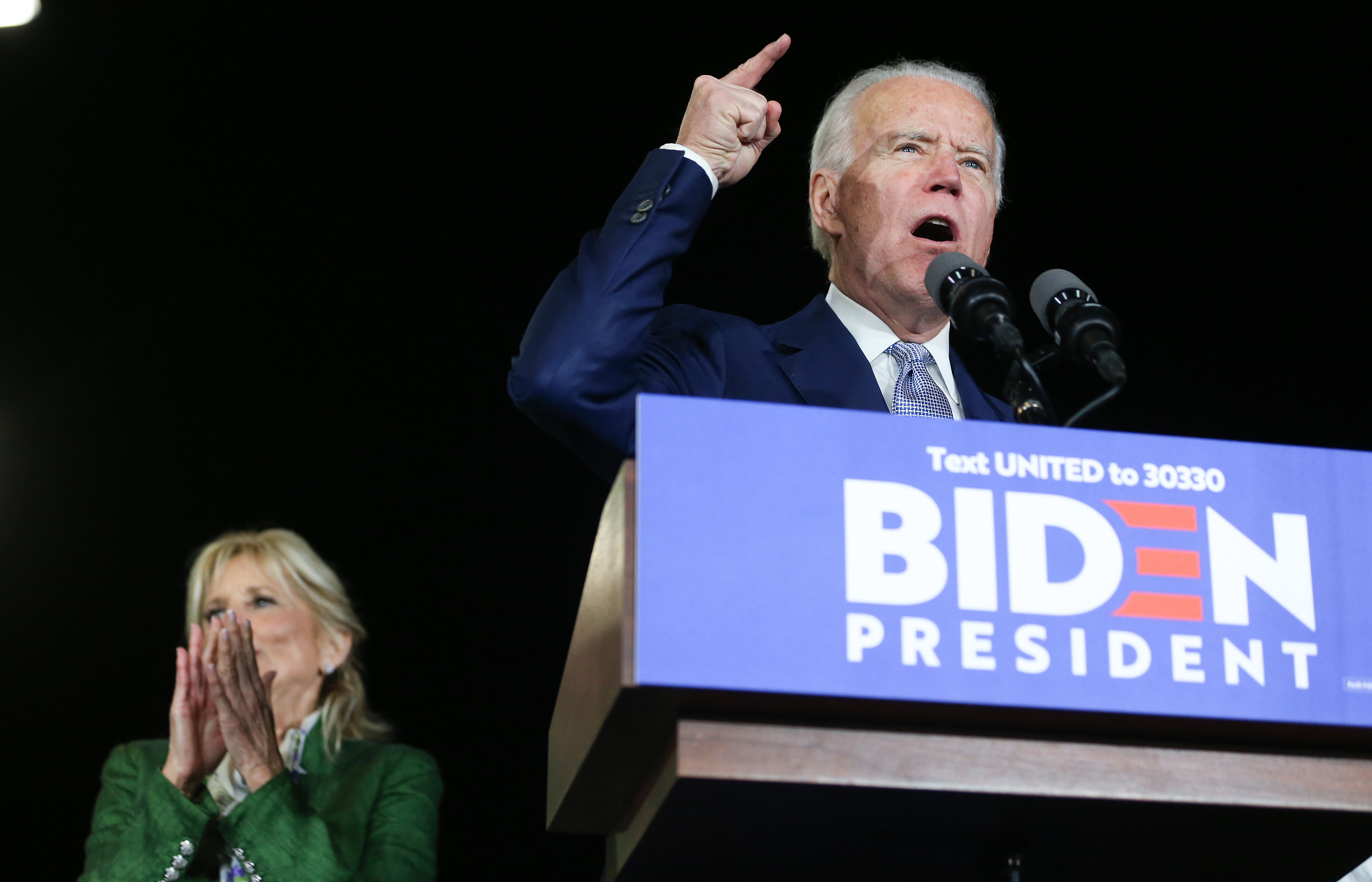 Biden se consolidó con victorias en al menos ocho estados en las primarias del Supermartes
