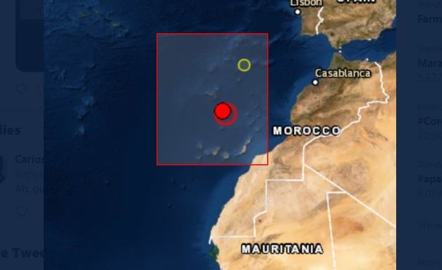 Se registró un sismo de magnitud 5,3 en el archipiélago de Madeira, Portugal