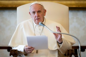 El papa Francisco pide a la UE permanecer unida