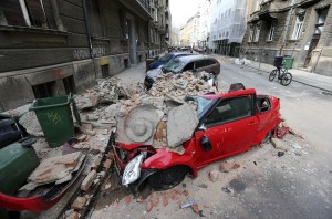 Un adolescente muerto por un sismo de magnitud 5,3 en Zagreb